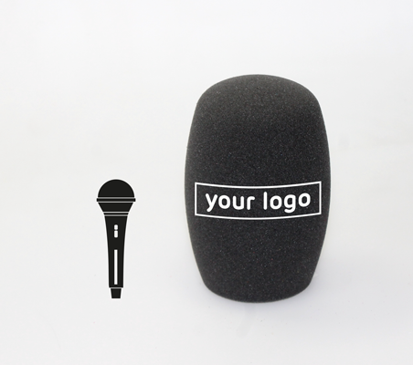 Premium Round Windscreen, Handheld Mic, Small