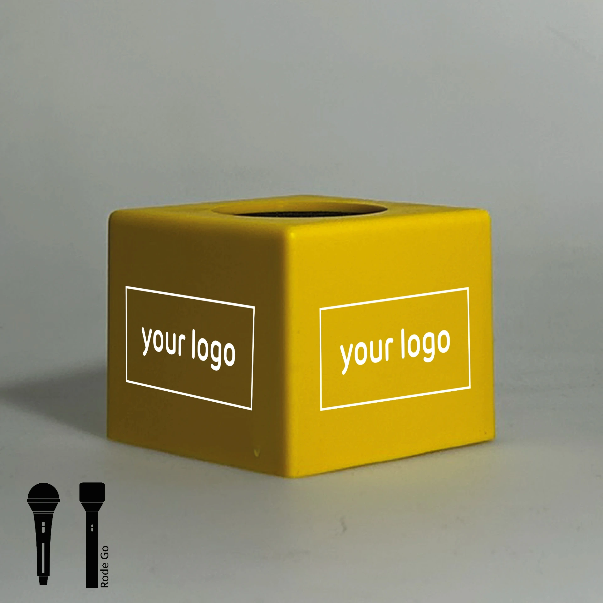 Flag de plástico para micrófono pequeña PF 8001 C (Black)