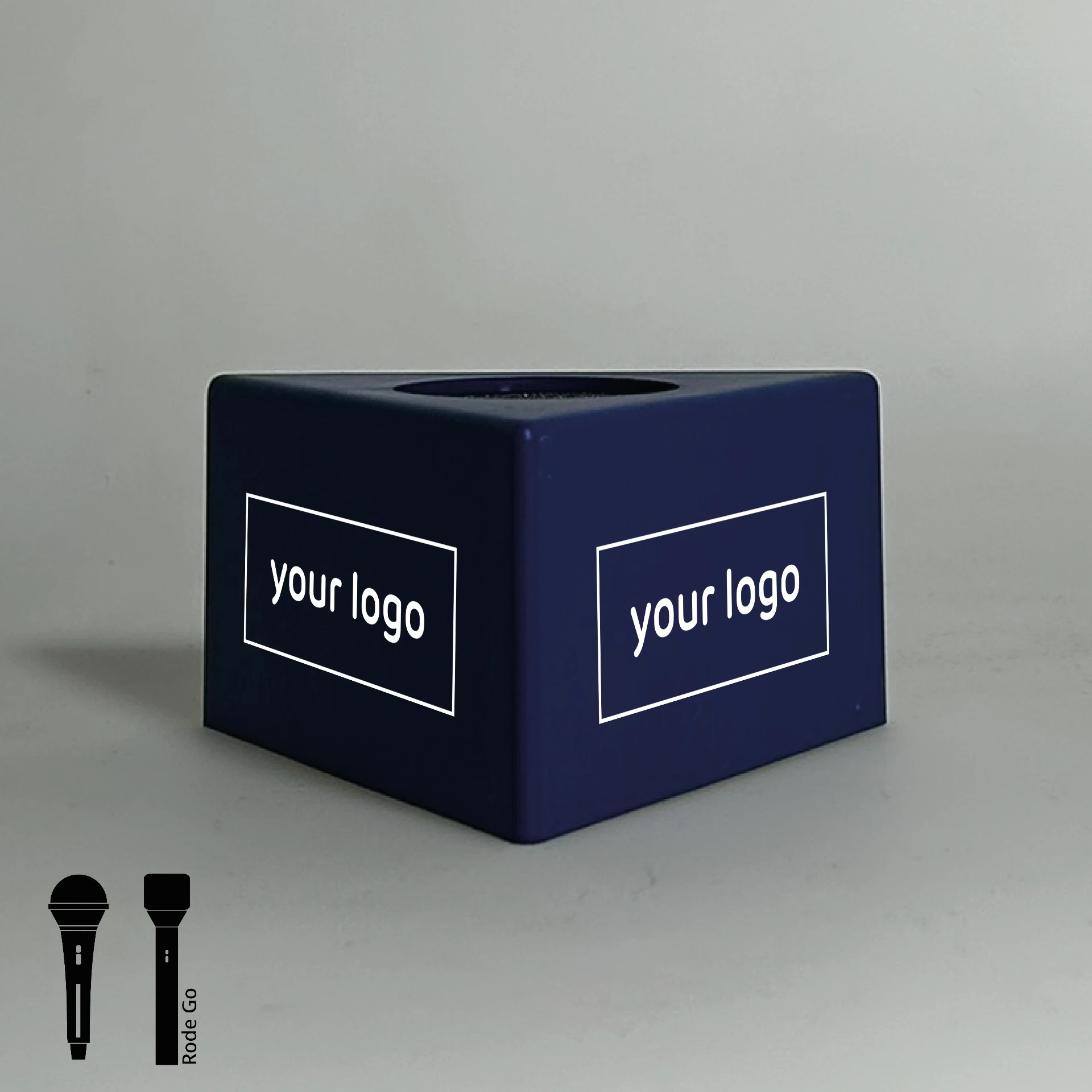 Triángulo Plástico Mic Bandera Grande PF 9001 PF 9001 (Black)