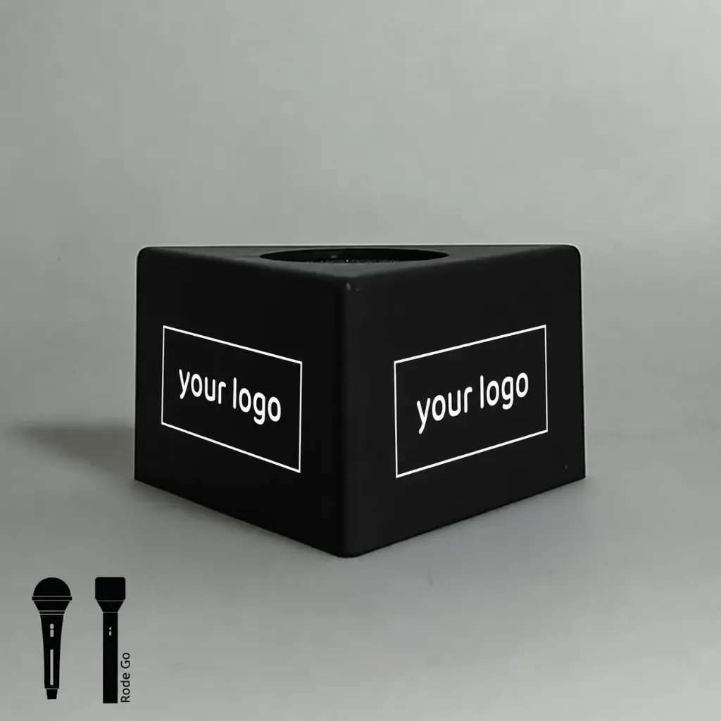 Triángulo Plástico Mic Bandera Grande PF 9001 PF 9001 (Black)