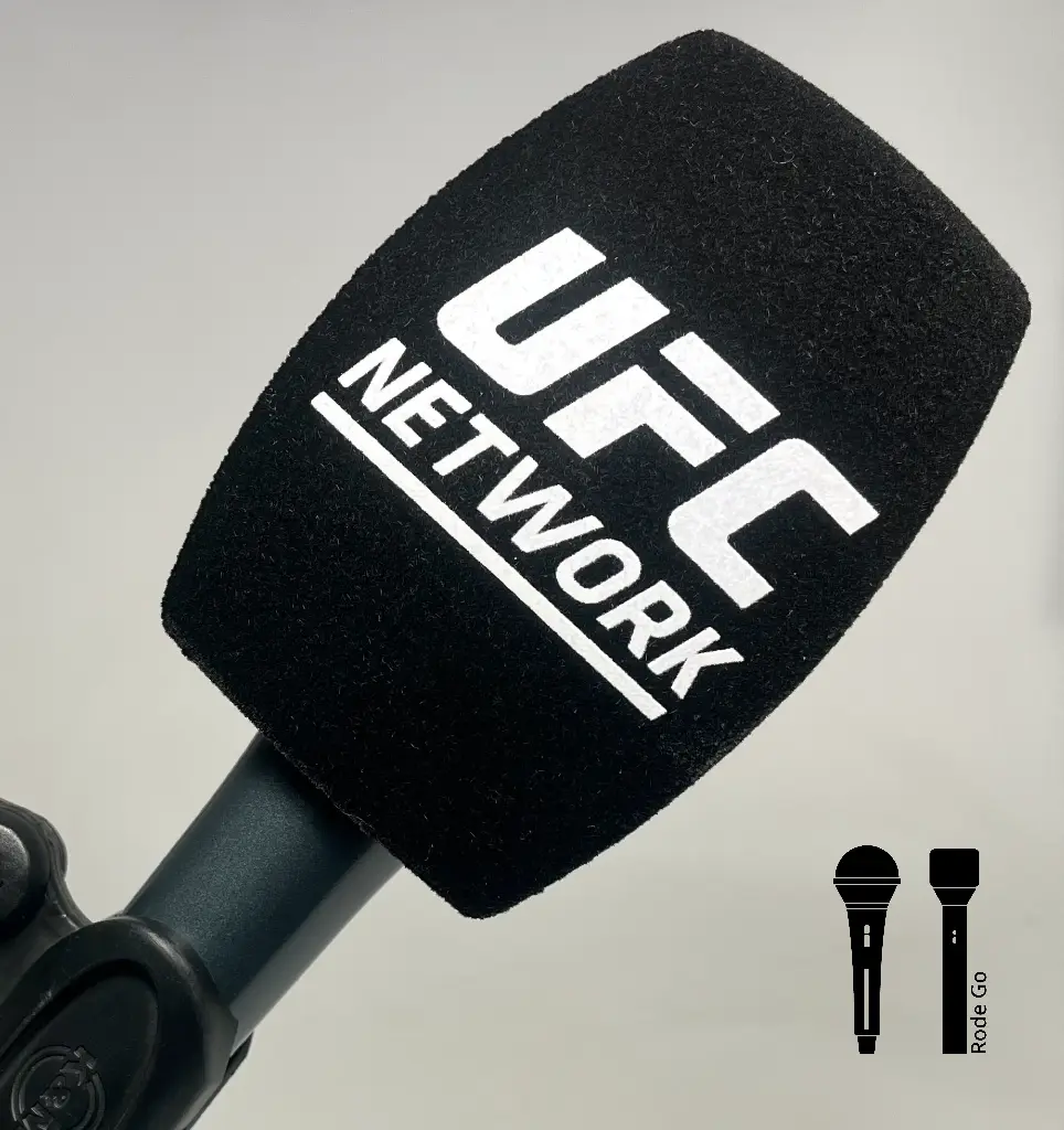 Premium Triangle Windscreen, Handheld Mic, Large (Black)