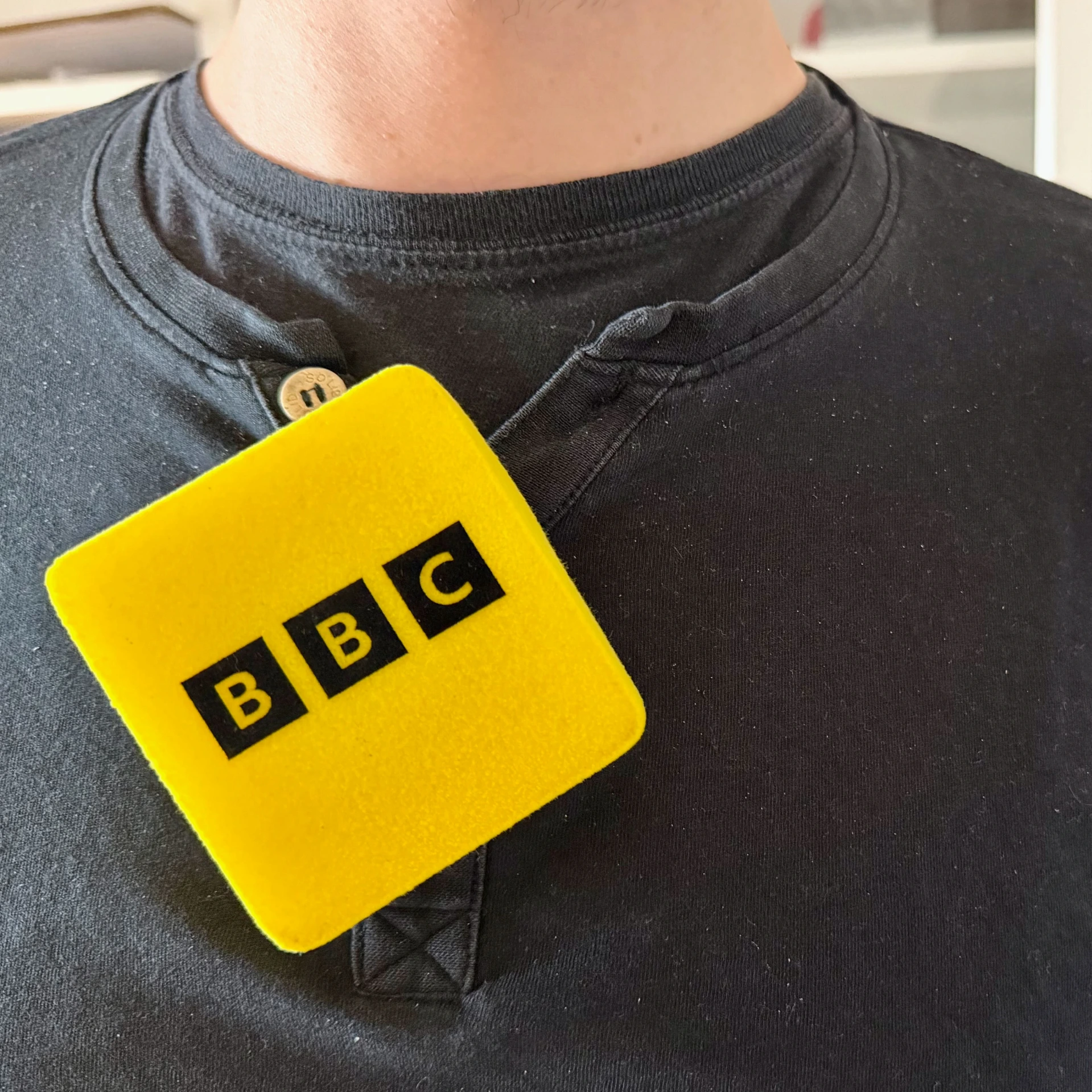 BrandedClip: Perfect fit for wireless Microphones (Rode, DJI, Saramonic, Sennheiser, Deity...) (Black)